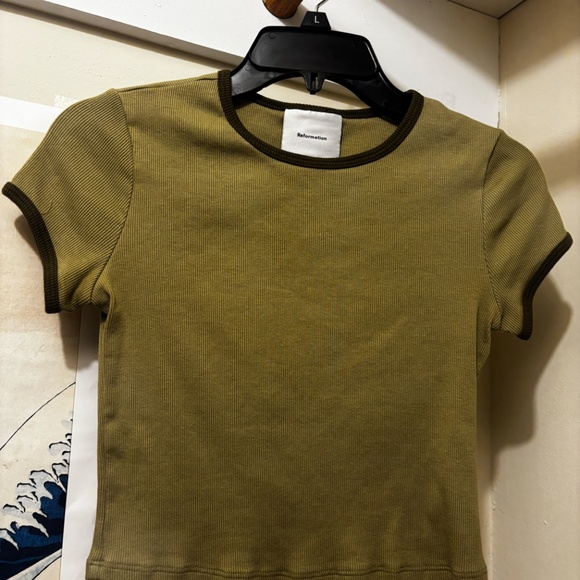 Reformation Tops - Nwt Reformation Cropped Tee ribbed perfect t xs